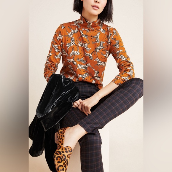 NWT Maeve Knit Mock Neck Top - Picture 4 of 6